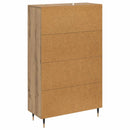Highboard Artisan Egetræ 69,5 x 31 x 115 cm Konstrueret træ