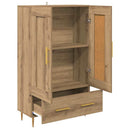 Highboard Artisan Egetræ 69,5 x 31 x 115 cm Konstrueret træ