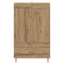 Highboard Artisan Egetræ 69,5 x 31 x 115 cm Konstrueret træ