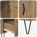 Highboard Artisan Egetræ 69,5 x 31 x 115 cm Konstrueret træ