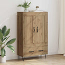 Highboard Artisan Egetræ 69,5 x 31 x 115 cm Konstrueret træ