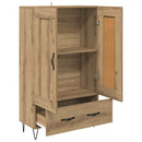 Highboard Artisan Egetræ 69,5 x 31 x 115 cm Konstrueret træ