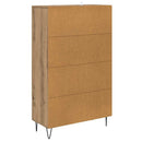 Highboard Artisan Egetræ 69,5 x 31 x 115 cm Konstrueret træ