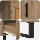 Highboard Artisan Egetræ 69,5 x 31 x 115 cm Konstrueret træ