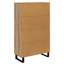 Highboard Artisan Egetræ 69,5 x 31 x 115 cm Konstrueret træ