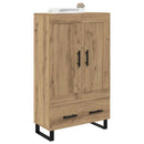 Highboard Artisan Egetræ 69,5 x 31 x 115 cm Konstrueret træ