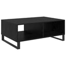 Sofabord Sort eg 90 x 60 x 35 cm Konstrueret træ