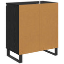 Sideboard Sort eg 60 x 35 x 70 cm Konstrueret træ