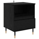 Natskab 2 pcs Sort eg 40 x 35 x 50 cm Konstrueret træ