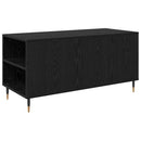 Sofabord med skuffe Sort eg 102 x 44,5 x 50 cm Konstrueret træ