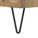 Sofabord Artisan Egetræ 102 x 44,5 x 50 cm Konstrueret træ