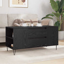 Sofabord med skuffe Sort eg 102 x 44,5 x 50 cm Konstrueret træ