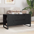 Sofabord Sort eg 102 x 44,5 x 50 cm Konstrueret træ