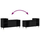 TV-skab 100 x 35 x 55 cm Sort eg Konstrueret træ