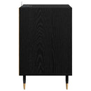 TV-skab 100 x 35 x 55 cm Sort eg Konstrueret træ