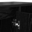 TV-skab 100 x 35 x 55 cm Sort eg Konstrueret træ