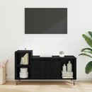 TV-skab 100 x 35 x 55 cm Sort eg Konstrueret træ