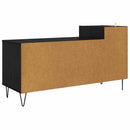 TV-skab Sort eg 100 x 35 x 55 cm Konstrueret træ