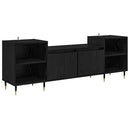 TV-skab Sort eg 160 x 35 x 55 cm Konstrueret træ