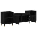 TV-skab Sort eg 160 x 35 x 55 cm Konstrueret træ