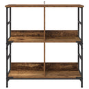 Bogreol Gammelt træ 78,5 x 33 x 82 cm Konstrueret træ