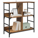 Bogreol Gammelt træ 78,5 x 33 x 82 cm Konstrueret træ