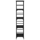 Bogreol Sort eg 50 x 33 x 153 cm Konstrueret træ
