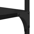 Bogreol Sort eg 50 x 33 x 188,5 cm Konstrueret træ