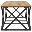 Sofabord Artisan Egetræ 100 x 49 x 40 cm Konstrueret træ
