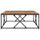 Sofabord Gammelt træ 100 x 100 x 40 cm Konstrueret træ