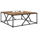 Sofabord Gammelt træ 100 x 100 x 40 cm Konstrueret træ