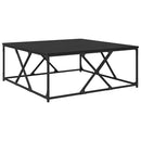 Sofabord Sort eg 100 x 100 x 40 cm Konstrueret træ