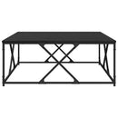 Sofabord Sort eg 100 x 100 x 40 cm Konstrueret træ