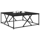 Sofabord Sort eg 100 x 100 x 40 cm Konstrueret træ