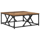 Sofabord Gammelt træ 70 x 70 x 30 cm Konstrueret træ