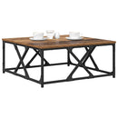 Sofabord Gammelt træ 70 x 70 x 30 cm Konstrueret træ
