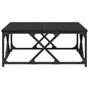 Sofabord Sort eg 70 x 70 x 30 cm Konstrueret træ