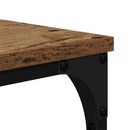 Bogreol Gammelt træ 91 x 36 x 176 cm Konstrueret træ