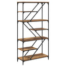 Bogreol Gammelt træ 91 x 36 x 176 cm Konstrueret træ