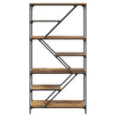 Bogreol Gammelt træ 91 x 36 x 176 cm Konstrueret træ