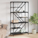 Bogreol Sort eg 91 x 36 x 176 cm Konstrueret træ