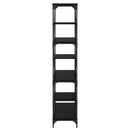 Bogreol Sort eg 91 x 36 x 176 cm Konstrueret træ