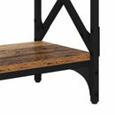 Konsolbord Gammelt træ 100 x 28 x 80,5 cm Konstrueret træ