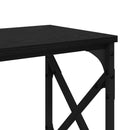 Konsolbord Sort eg 156 x 28 x 80,5 cm Konstrueret træ