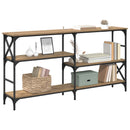 Konsolbord Artisan Egetræ 150 x 29 x 76,5 cm Konstrueret træ