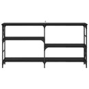 Konsolbord Sort eg 150 x 29 x 76,5 cm Konstrueret træ