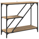 Konsolbord Artisan Egetræ 88,5 x 30 x 75 cm Konstrueret træ