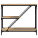 Konsolbord Artisan Egetræ 88,5 x 30 x 75 cm Konstrueret træ