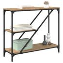 Konsolbord Artisan Egetræ 88,5 x 30 x 75 cm Konstrueret træ