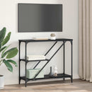 Konsolbord Sort eg 88,5 x 30 x 75 cm Konstrueret træ